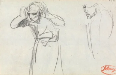 Figure with Hands to Ears